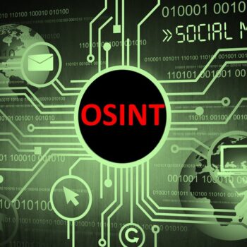 Info-graphic illustrating the components which make up Open-Source-Intelligence, referring to the OSINT Training course