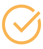 Check inside a hollow circle icon